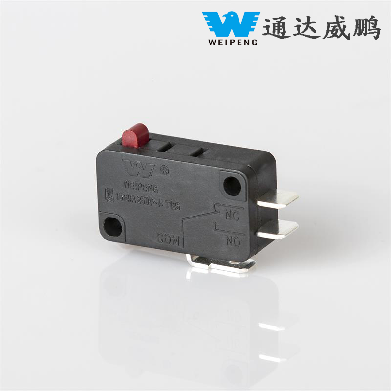 High-Current Long-Life Micro Switch med UL-, VDE- og CE-sertifiseringer