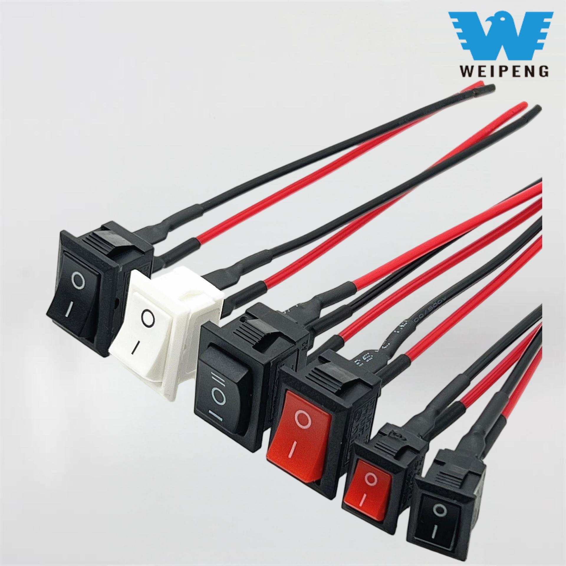 Kcd1 Ship-Type Switch 21*15 Loddeterminal med ledning