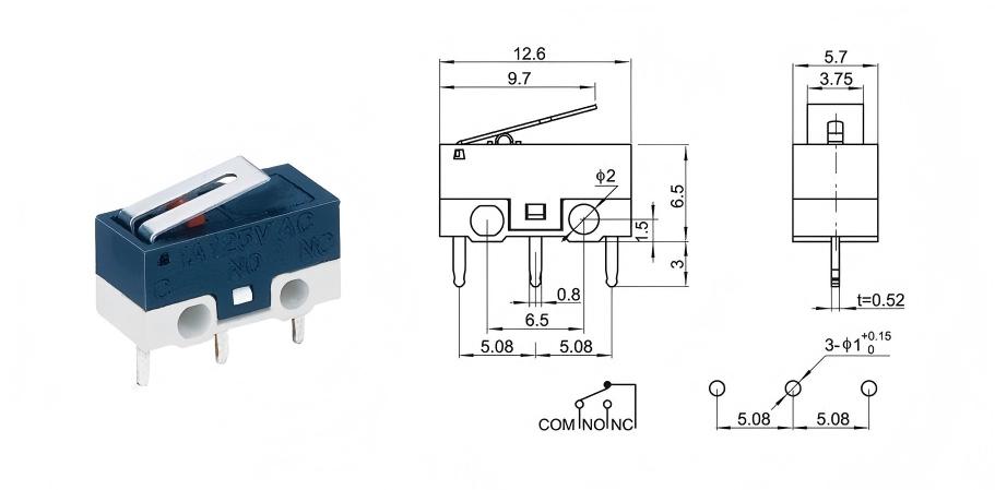 Smart dørlås musebryter