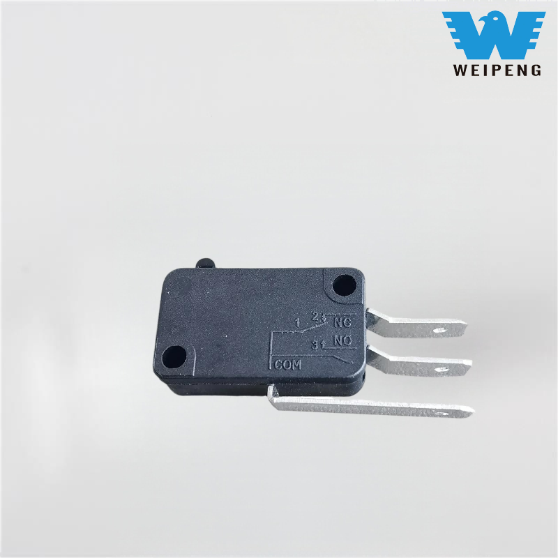 Weipeng Three-Leg Spdt Small Micro Switch med lang spak